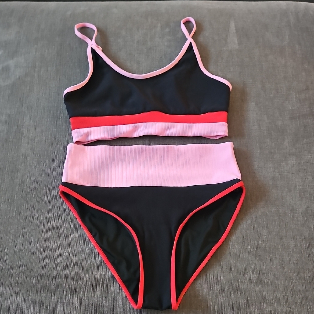 Amazon Ribbed 2 piece Swimsuit In Medium